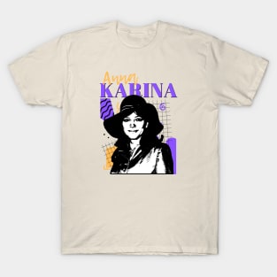 Anna karina retro style T-Shirt